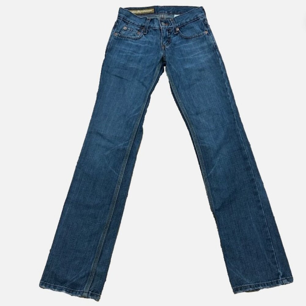 Jean Paul Damage Women's Jeans Blue Ringspun Denim Size 24